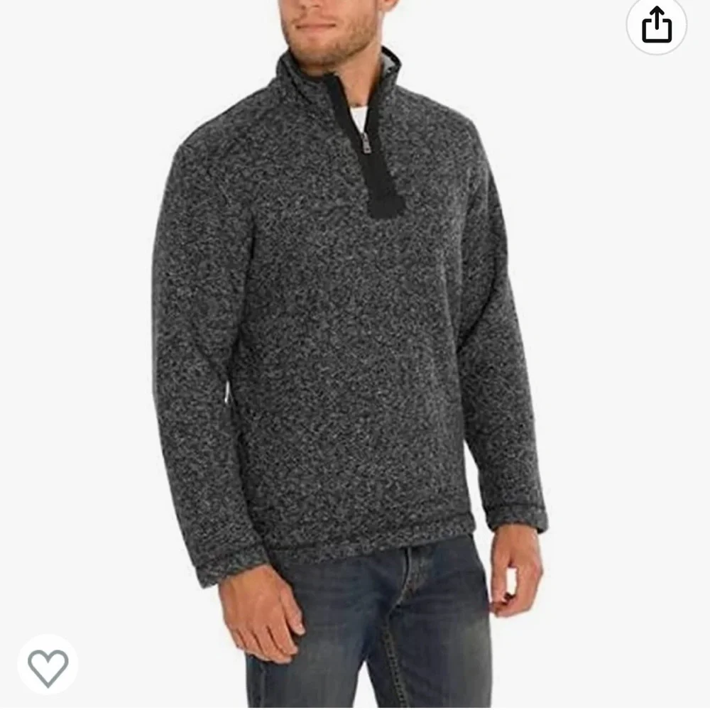Orvis Men's Brighton Quarter Zip Sweater Size Medium